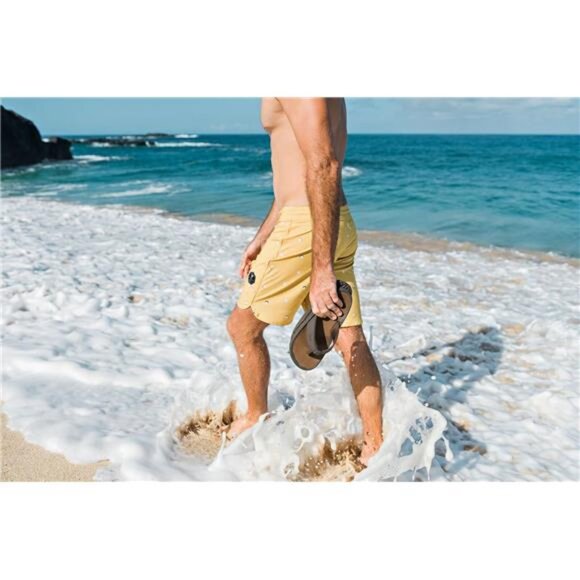 Men's Beach Sandals, Quick-Dry Flip-Flop Slides, Water Resistant & Lightweight - Picture 6 of 7